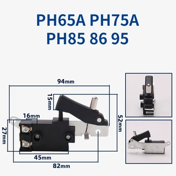 Jungiklis Priedai Hitachi PH65A 75A 85A 86 95 Elektros Pasiimti Plaktuką Jungiklis Priedai Pakeitimo