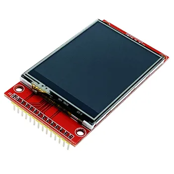 240320 2,4 colių SPI modulio adapteris PCB bazės valdybos TFT LCD ekranas Ne Touch panel bent 4 IO ILI9341 18 pin 0,8 mm