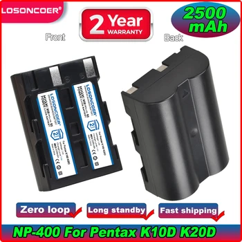 2500mAh NP-400 NP400 D-LI50 DLI50 Baterija 