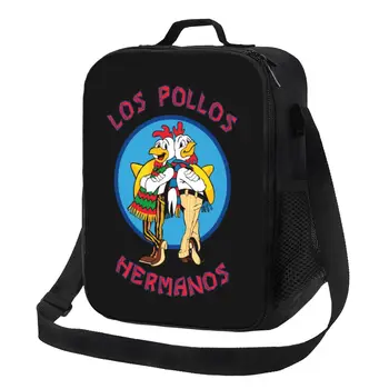 Custom Los Pollos Hermanos Breaking Bad Pietūs Maišą Moterų Šilumos Aušintuvas Izoliuoti Pietūs Dėžės, Vaikams, Mokyklos, Vaikų