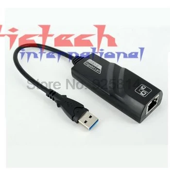 dhl, ar avs 50pcs USB 3.0 Gigabit Ethernet Adapter USB į rj45 Lan Tinklo plokštė, Windows XP, Mac OS 10/100/1000 Mbps