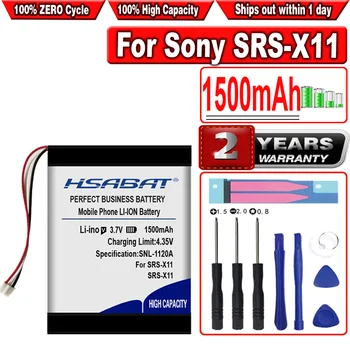 HSABAT 1500mAh Baterija Sony SRS-X11 Garsiakalbis SF-02