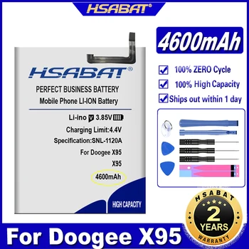 HSABAT BAT1919104350 4600mAh Viršuje Talpos Baterija DOOGEE X95 Išmaniųjų Telefonų Baterijos