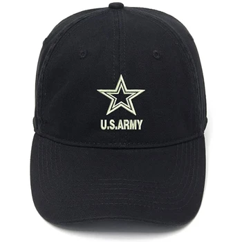 Lyprerazy Vyrų Beisbolo kepuraitę JAV Karinės Armijos Siuvinėjimo Skrybėlę Medvilnės, Siuvinėta Atsitiktinis Beisbolo Kepurės