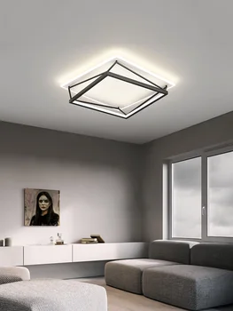 Modernus minimalistinis kambario lempa namų Šiaurės led lubų šviestuvas minimalistinis miegamasis lempos dizaineris geometrinis modeliavimas lempos