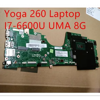 Motininė plokštė Lenovo ThinkPad Jogos 260 Nešiojamas Mainboard I7-6600U UMA 8G 00NY990 01LV861