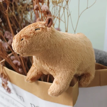 Naujas Modeliavimo Capybara Iškamšos Pliušinis Žaislas Minkštos Lėlės Realiame Gyvenime Capybara Lėlės Vaikams, Žaislai, Gimtadienio Dovanos