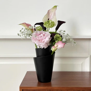 Originalaus Dizaino Paprasta Vaza Apdailos Kambarį Gėlių Kompozicijų High Grade Light Luxury Apdaila