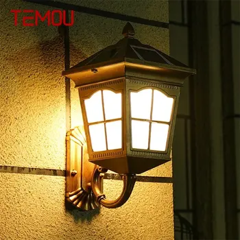 TEMOU Lauko Saulės Sienos Sconces Šviesos diodų (LED atspari Vandeniui IP65 Šiuolaikinės Lempa Namų Veranda Apdaila