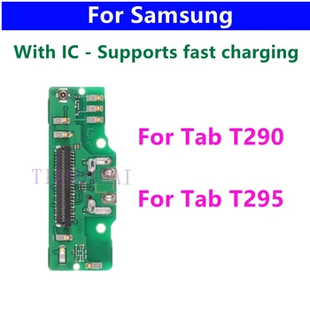 USB Įkrovimo lizdas Įkroviklio Jungtį Su Mikrofonu Valdybos Flex Kabelis Samsung Galaxy Tab 8.0 2019 SM-T290 T290 T295