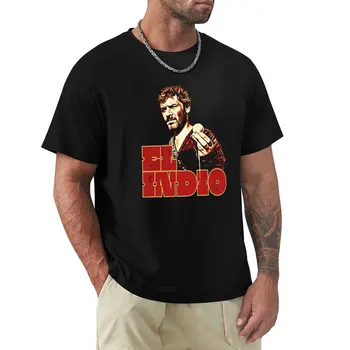 Už Keletą Dolerių Daugiau El Indio T-Shirt, derliaus t marškinėliai, sporto sirgalių marškinėlių, marškinėliai grafinis tees vyriški medvilniniai marškinėliai