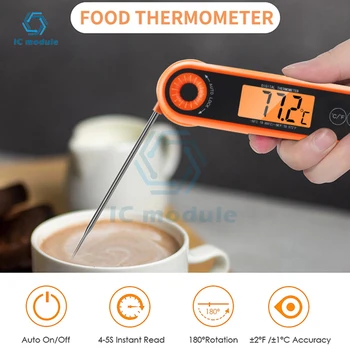 Virtuvėje Verdant Maisto Termometras Skaitmeninis Elektroninis Maisto Termometras Momentinių Skaityti Kepimui/Skysčių/Saldainiai/Oro Fryer