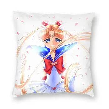 Šiaurės Stiliaus Stebuklas Romantika Sailor Mesti Pagalvę Padengti Namų Puošybai Aikštėje Japonų Anime Sofos Pagalvėlė Padengti Pillowcover